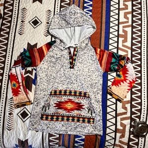 Aztec Pattern Hoodie